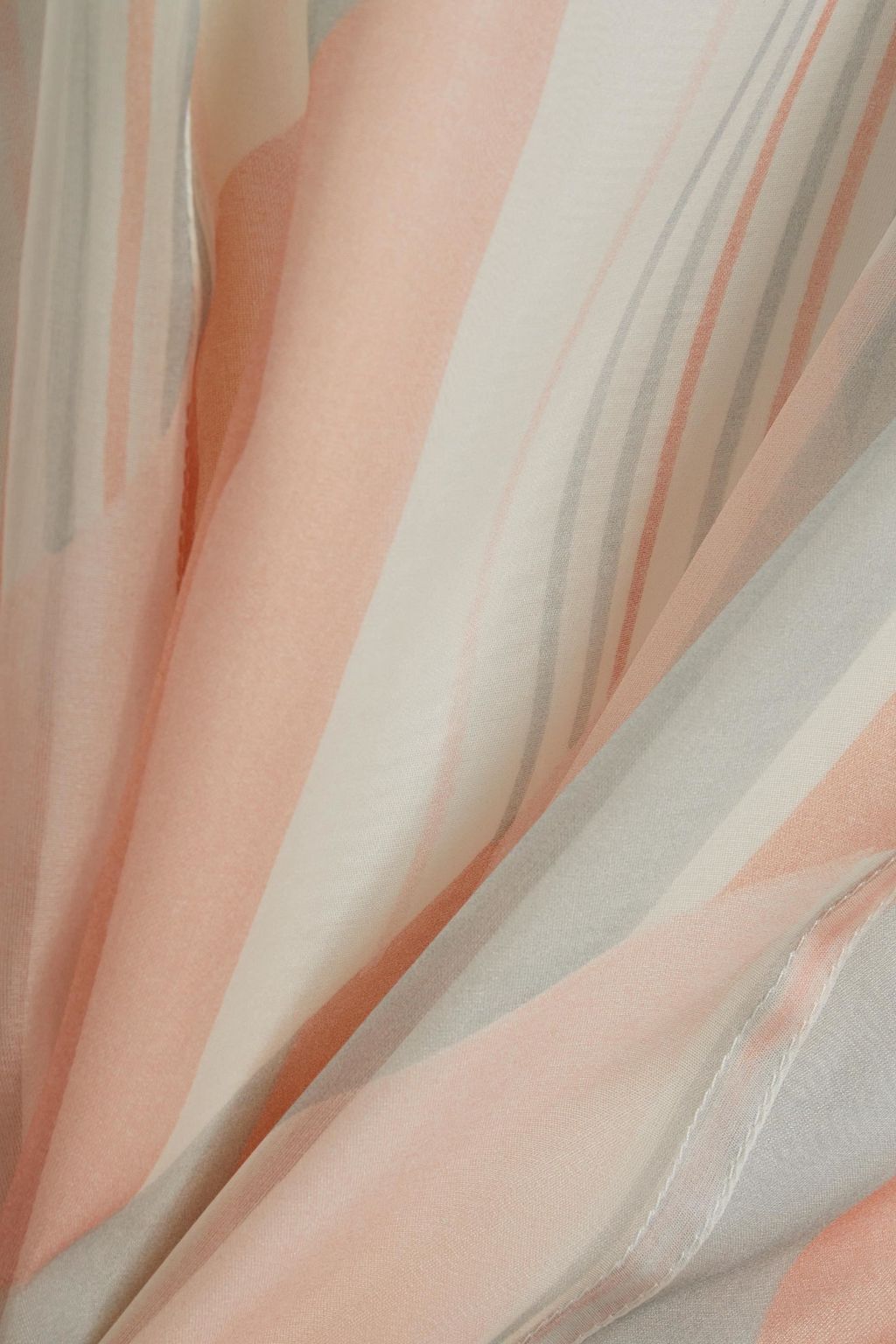 JIL SANDER Printed silk-organza midi skirt