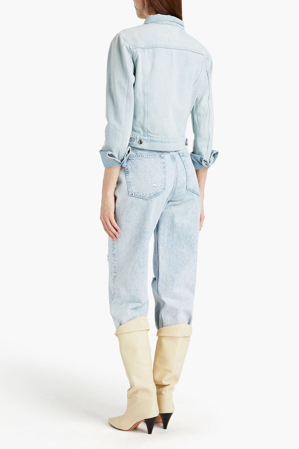 IRO Ioka cropped denim jacket