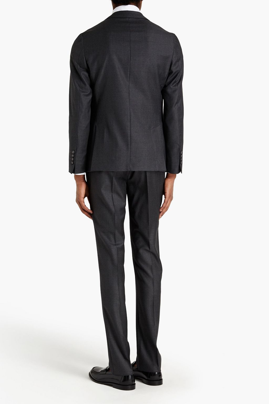 OFFICINE GÉNÉRALE 375 slim-fit mélange wool blazer