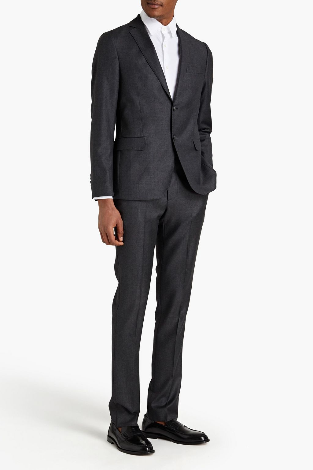 OFFICINE GÉNÉRALE 375 slim-fit mélange wool blazer