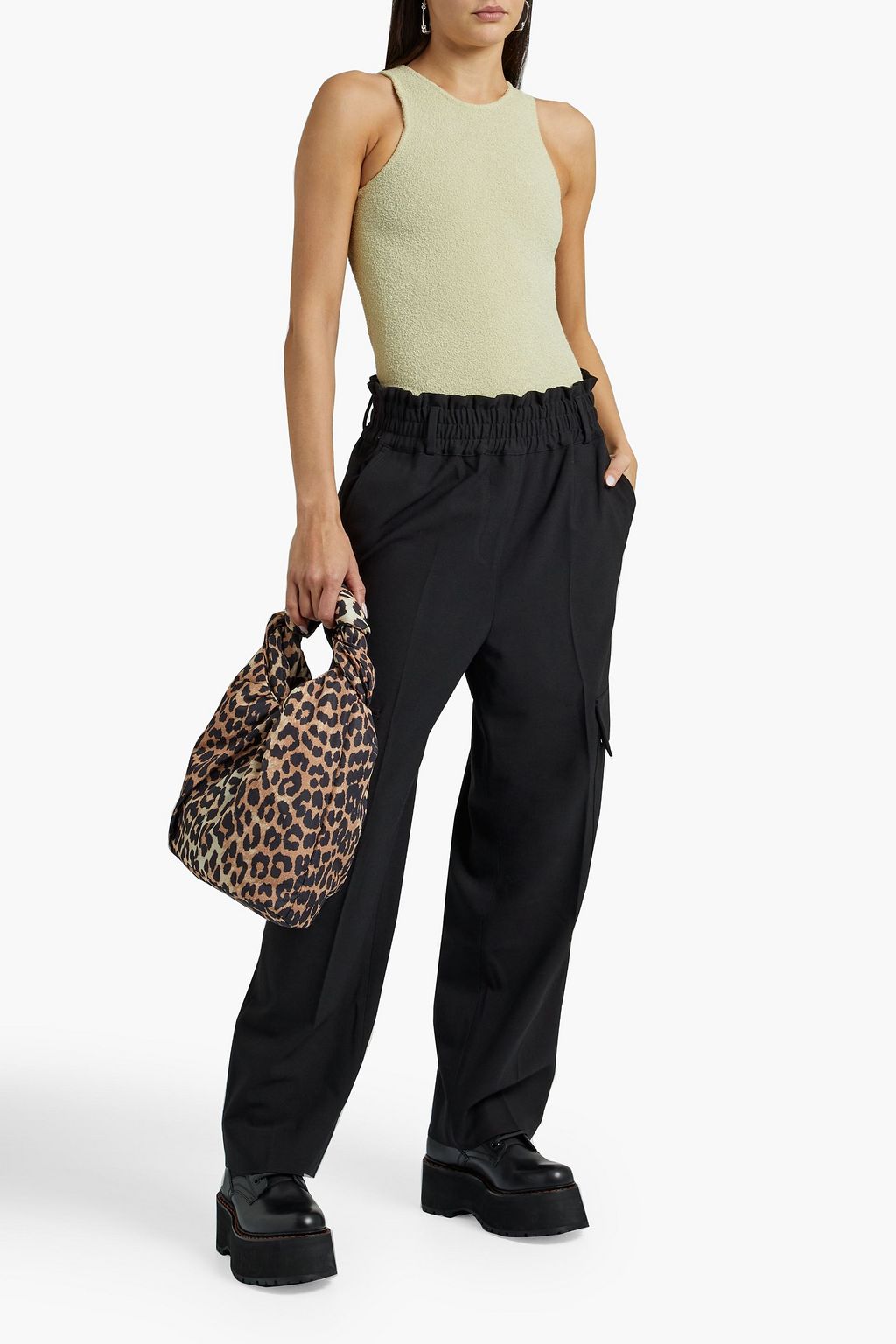 PALM ANGELS Woven straight-leg pants