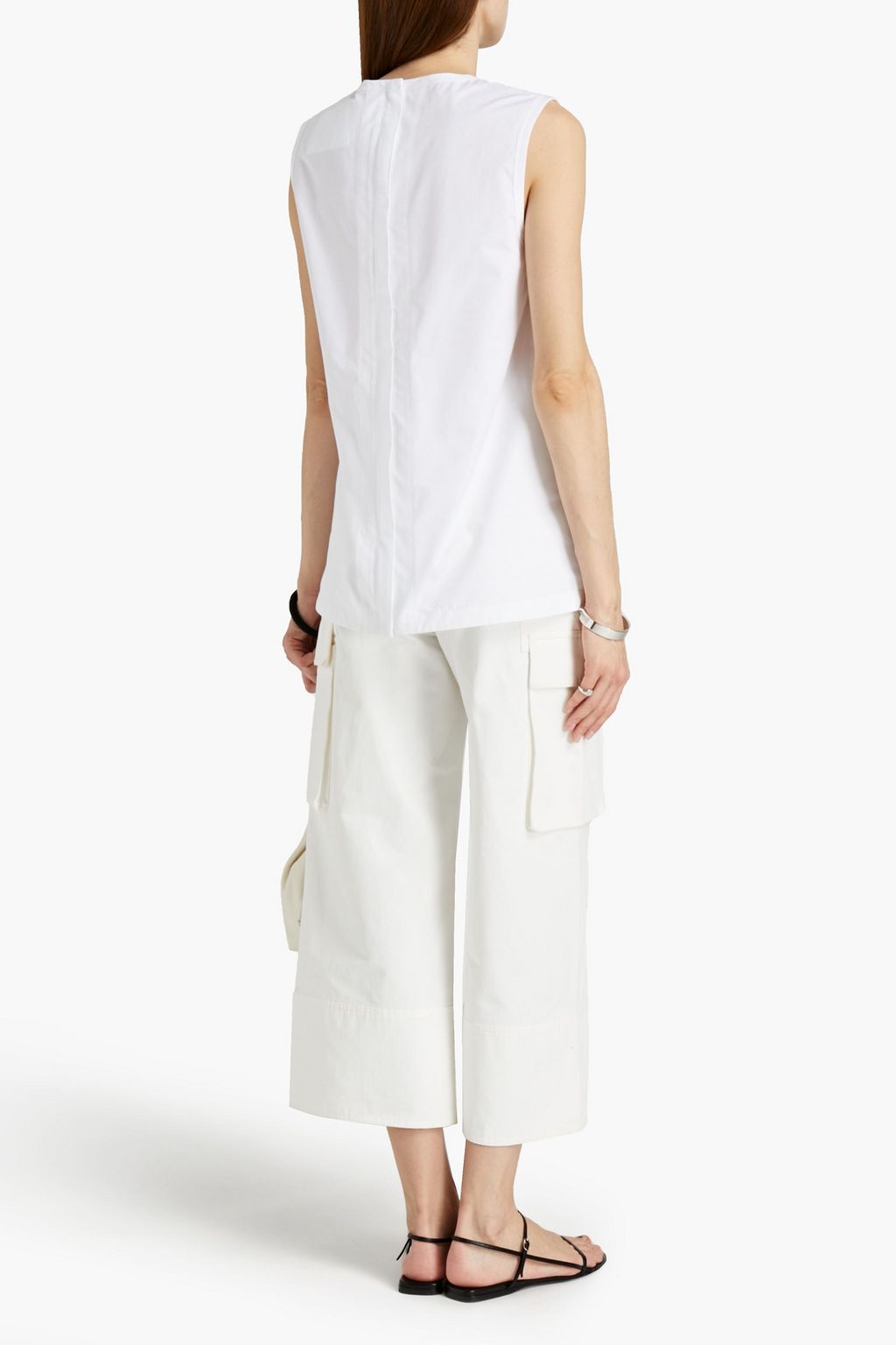 JIL SANDER Cotton-poplin top