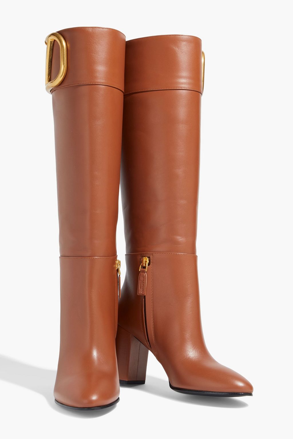 VALENTINO GARAVANI VLOGO leather knee boots