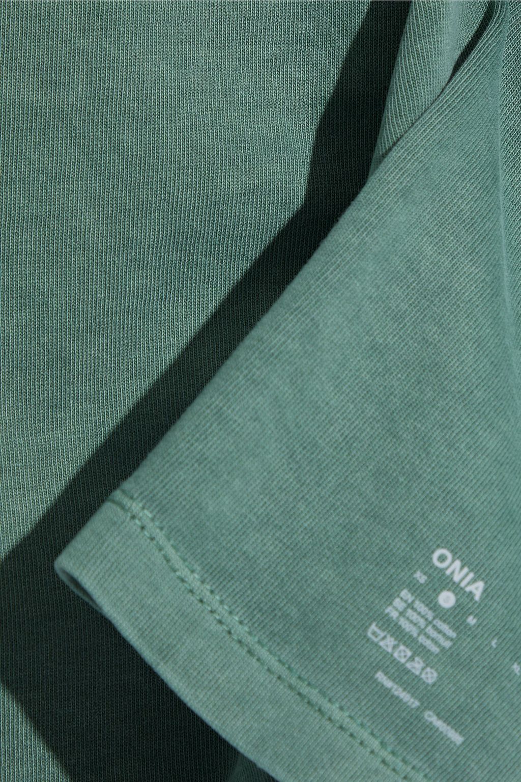 ONIA Cropped cotton-jersey T-shirt