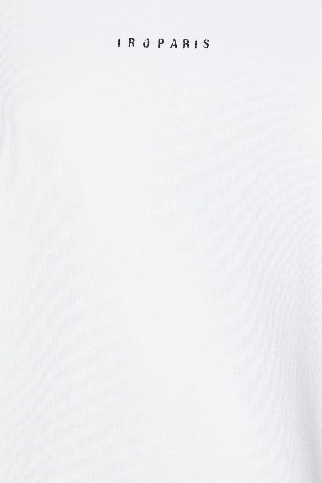 IRO Livia oversized printed French cotton-terry sweatshirt