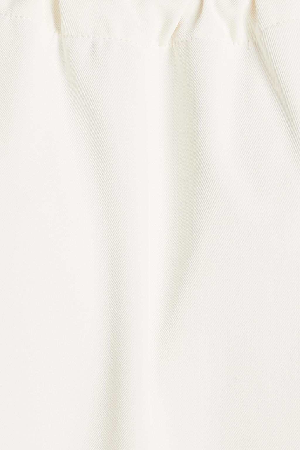 ZIMMERMANN Gathered twill blouse