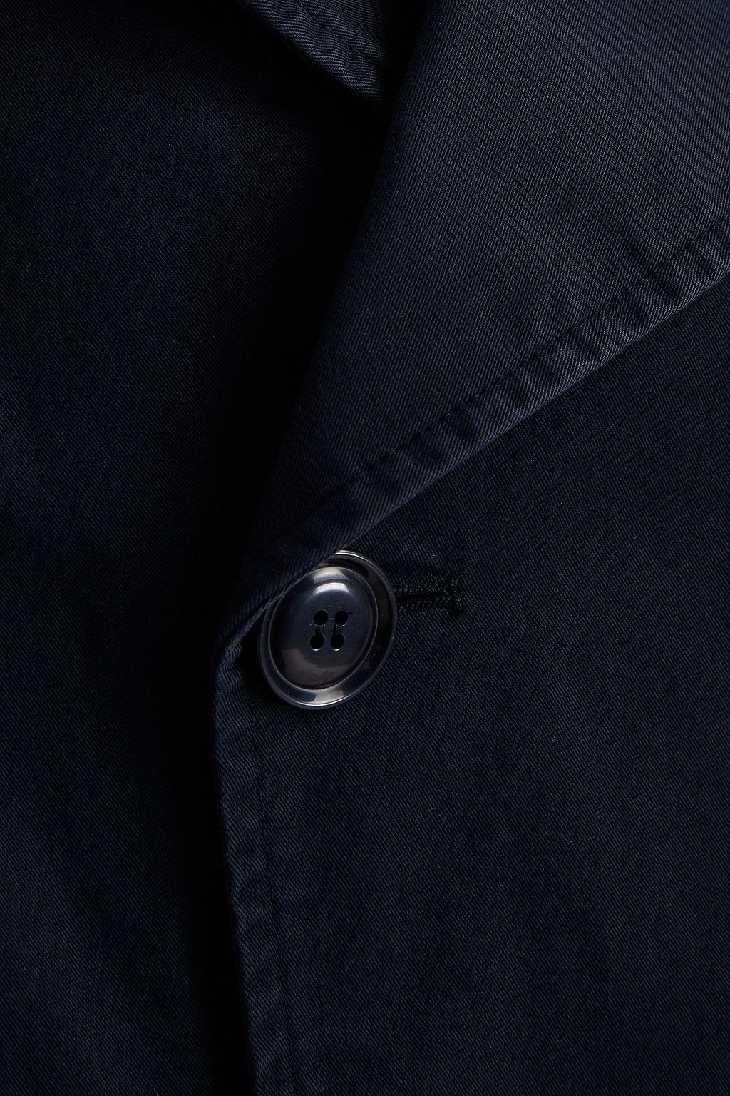 ASPESI Double-breasted cotton-twill jacket