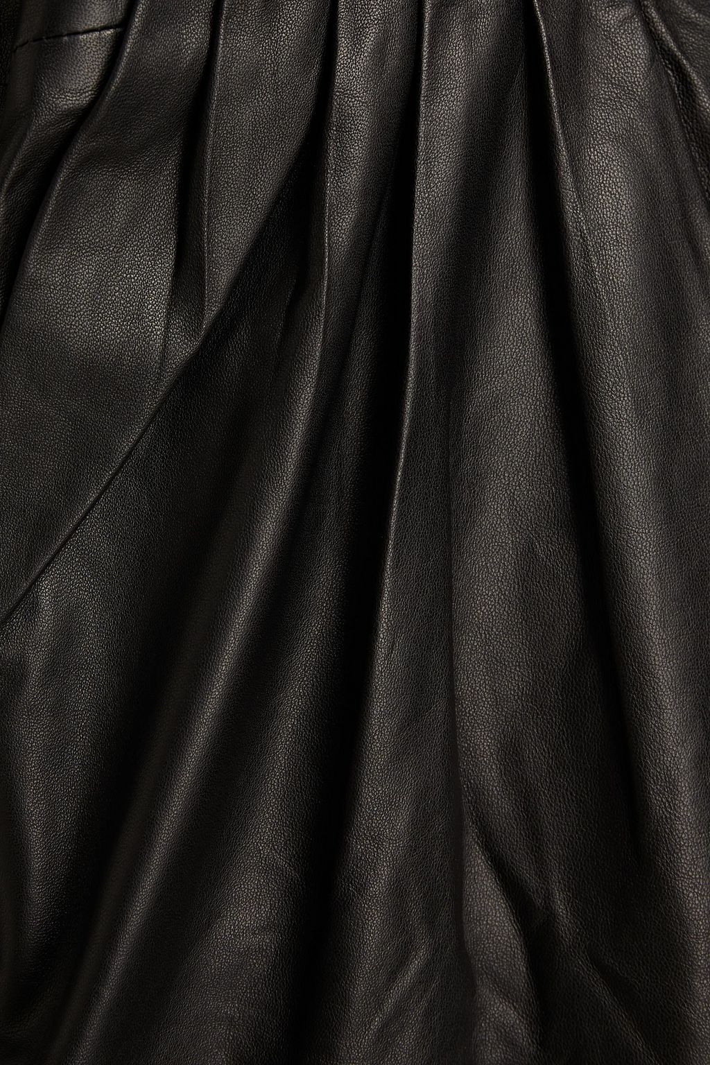 IRO Zeta wrap-effect matte-leather mini dress
