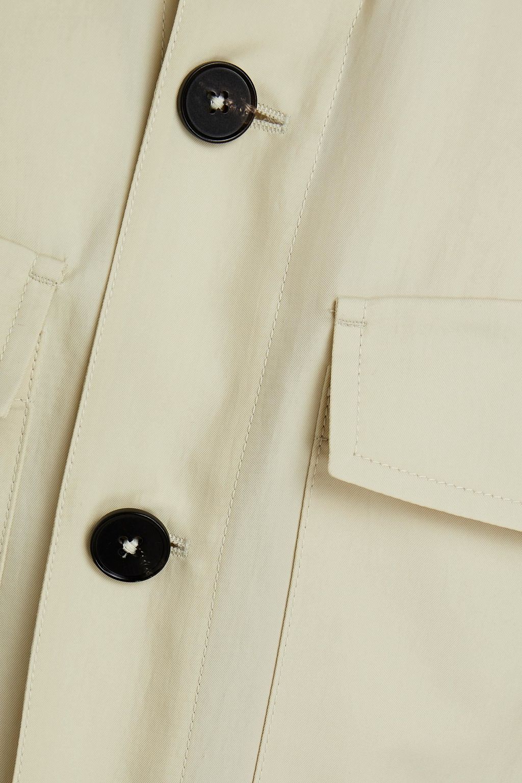 JIL SANDER قميص من التويل
