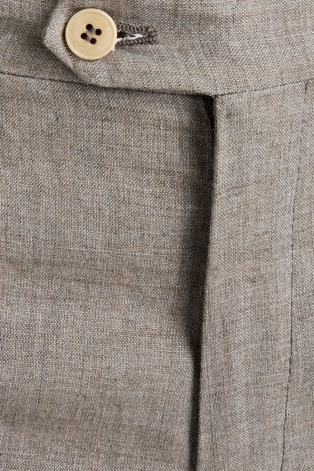 BRIONI Slim-fit linen-twill pants