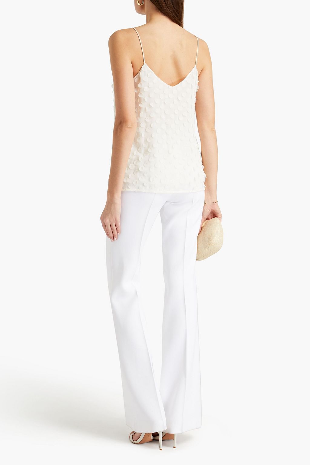 ZIMMERMANN Appliquéd georgette camisole