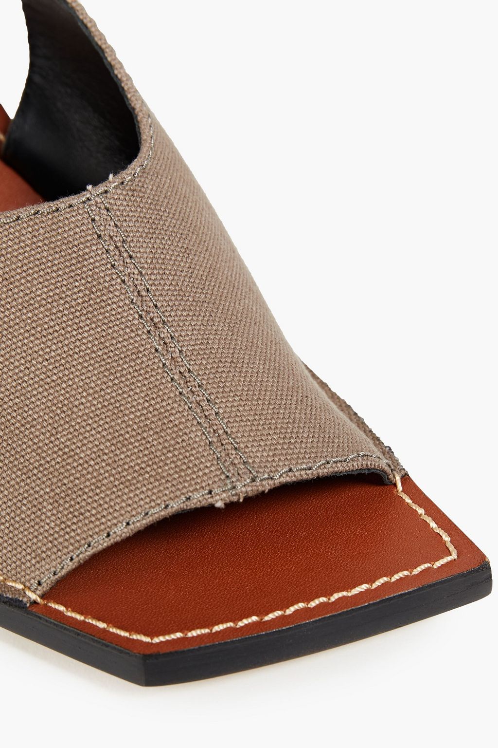 ZIMMERMANN Canvas slingback sandals
