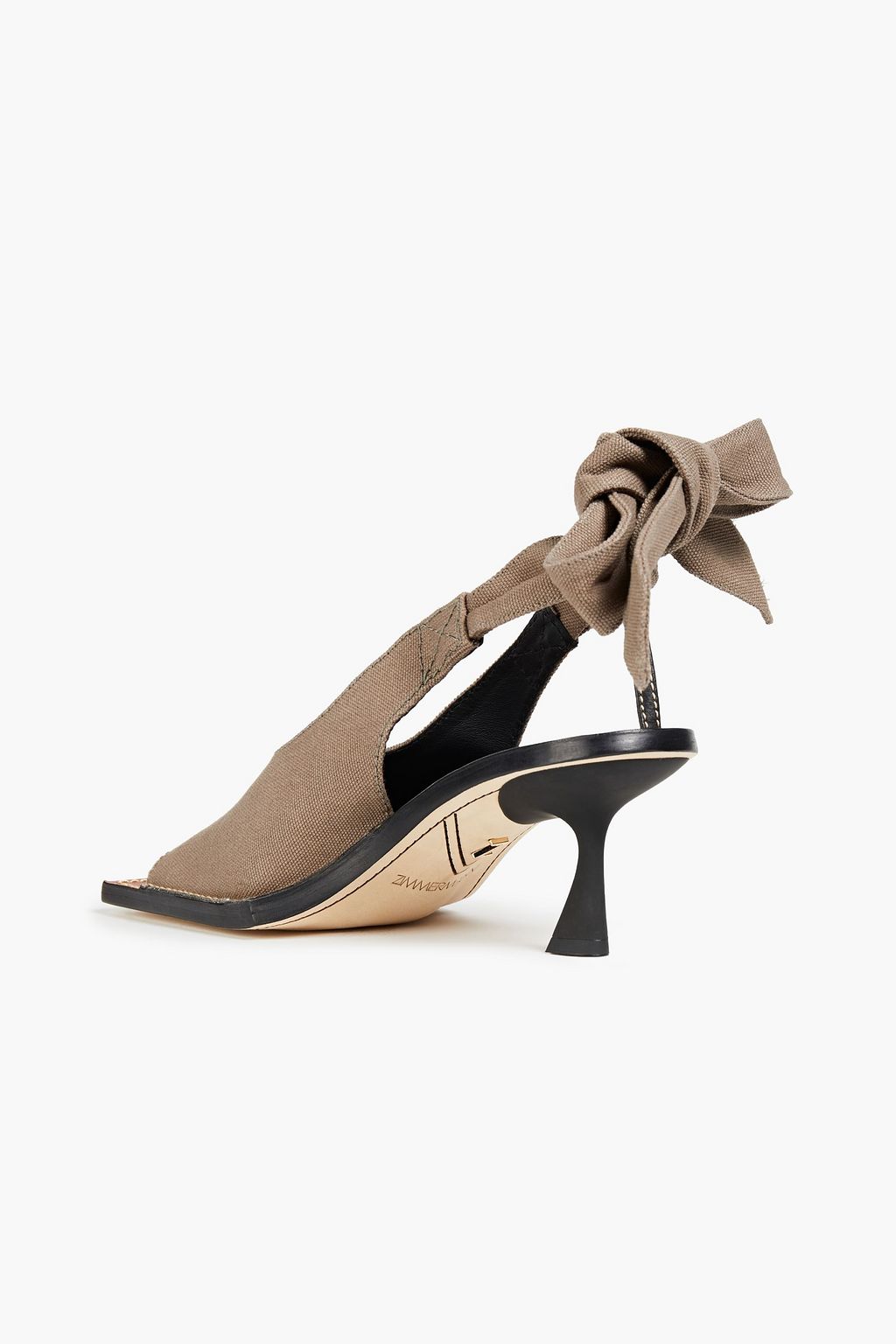 ZIMMERMANN Canvas slingback sandals