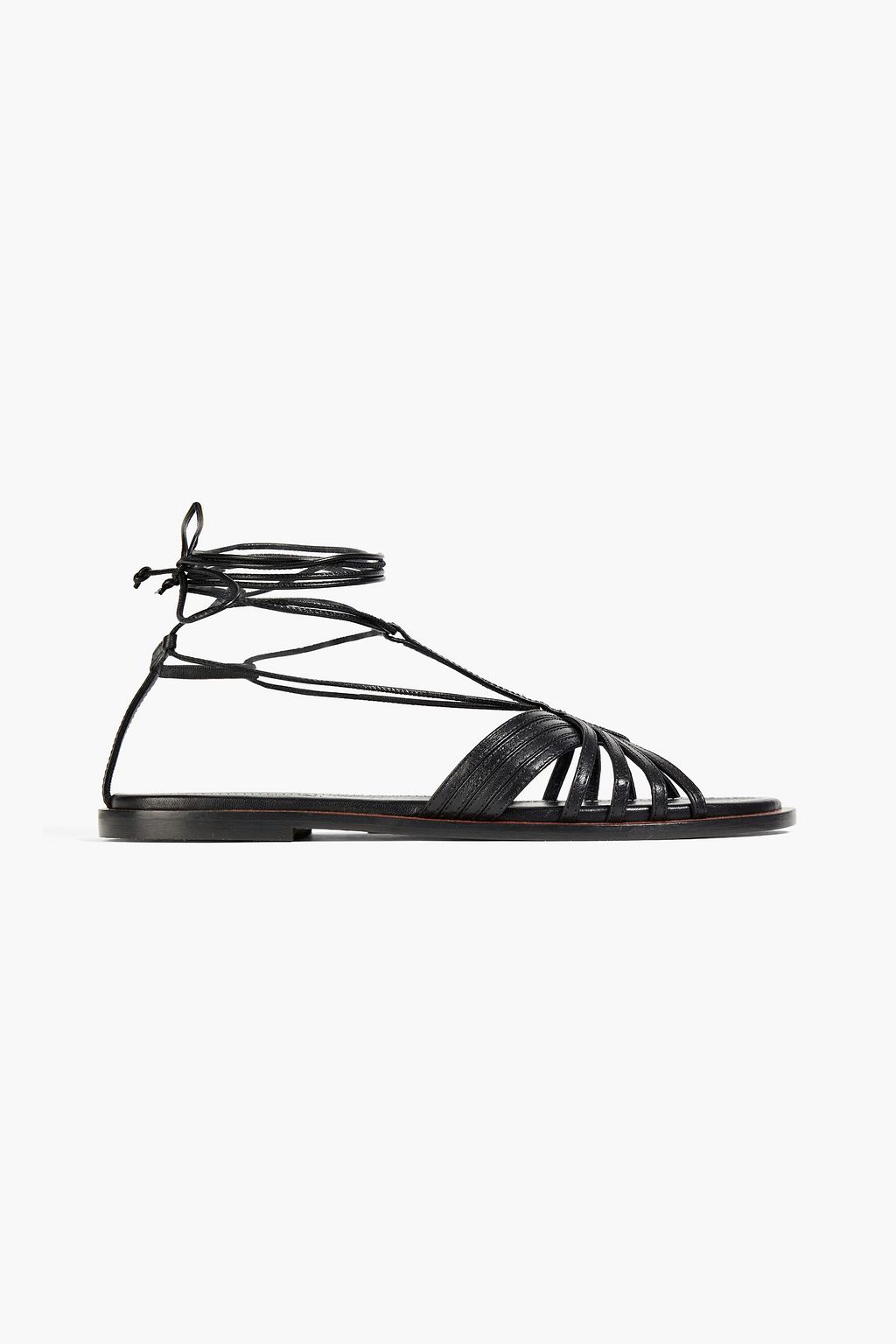 ZIMMERMANN Lace-up leather sandals | THE OUTNET