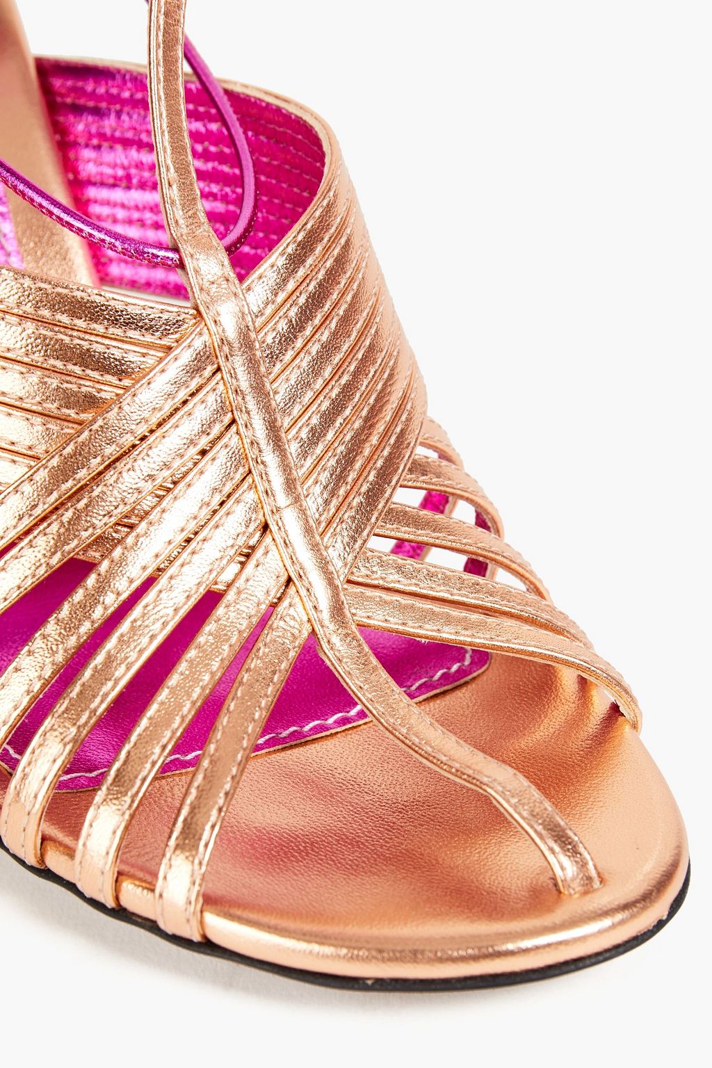 ZIMMERMANN Metallic leather sandals