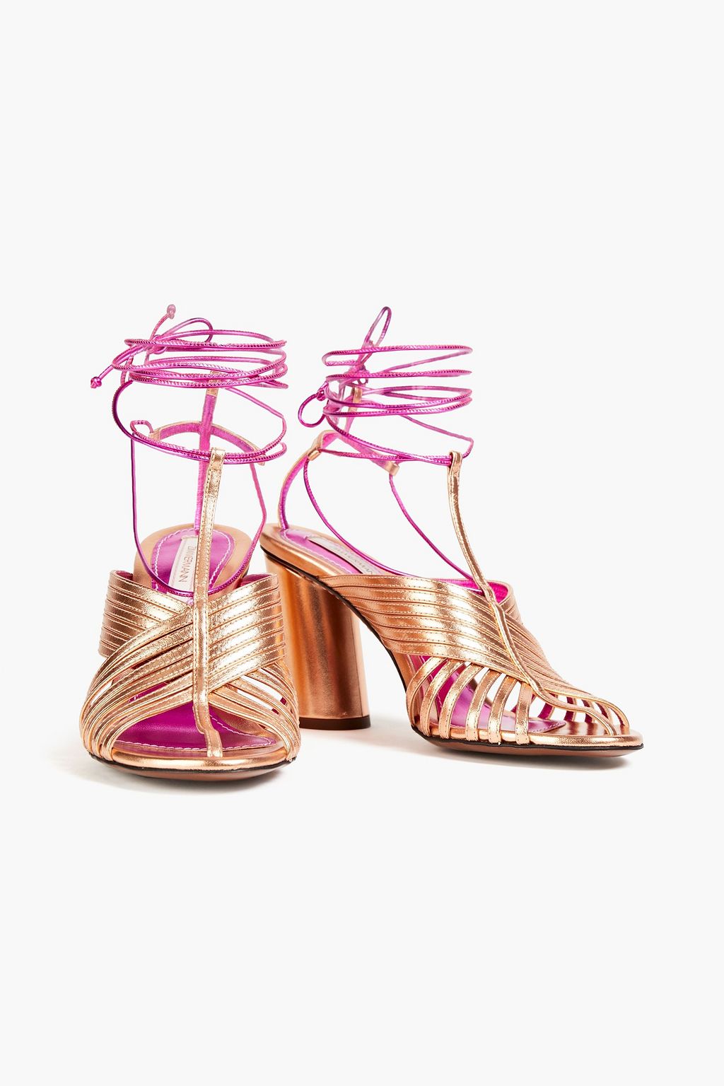 ZIMMERMANN Metallic leather sandals