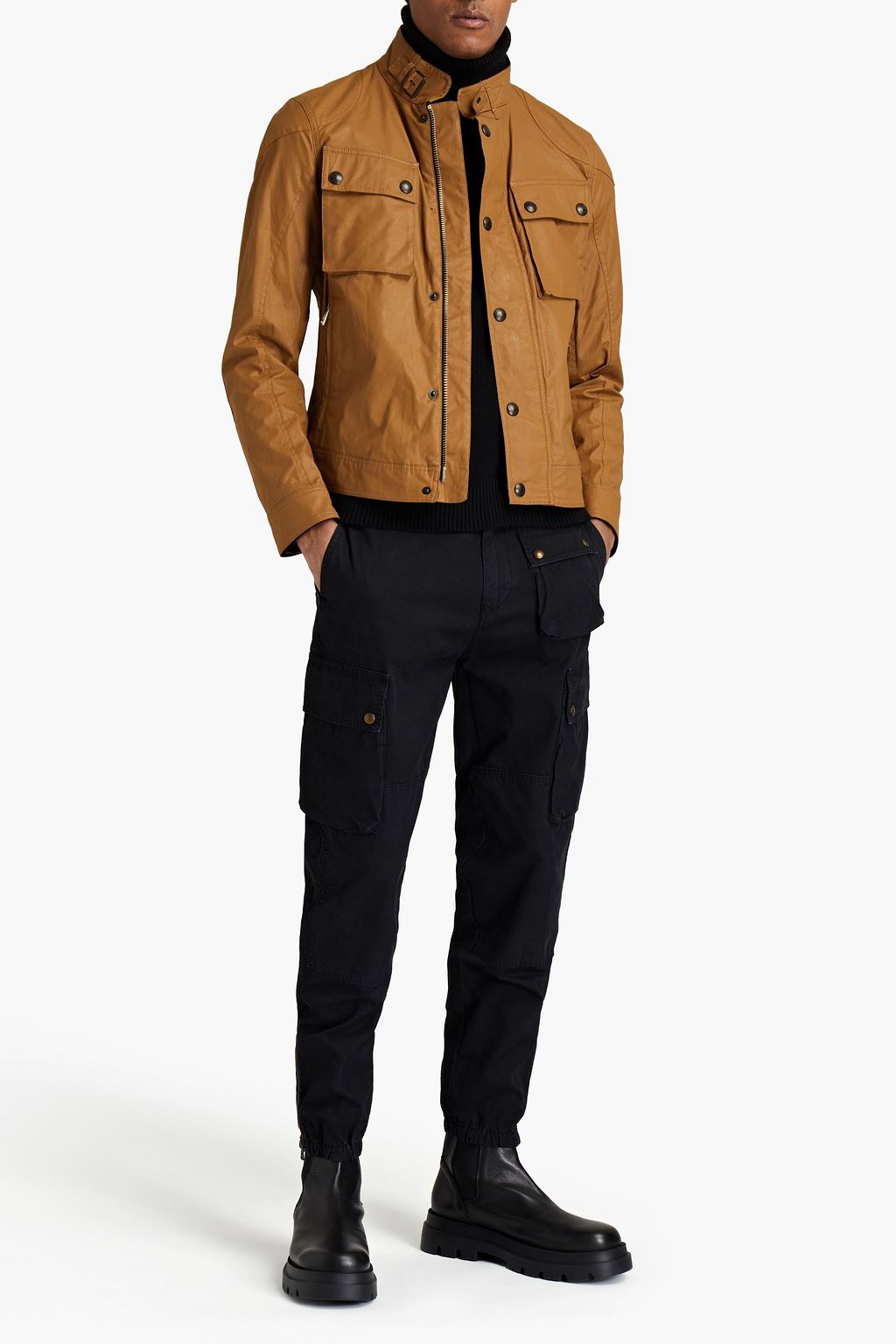 BELSTAFF Hempton Blouson coated-cotton jacket | THE OUTNET