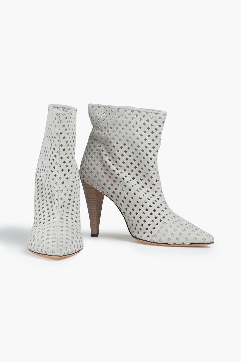 IRO Hirson perforated suede ankle boots