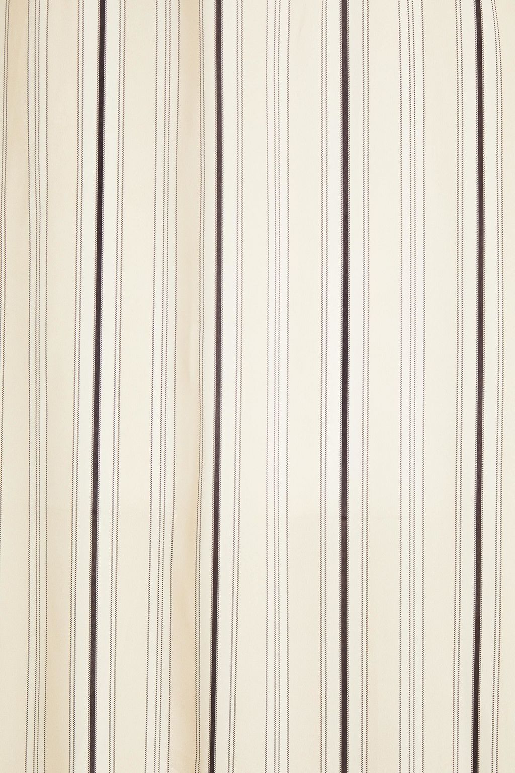 ZIMMERMANN Belted striped crepe de chine midi dress