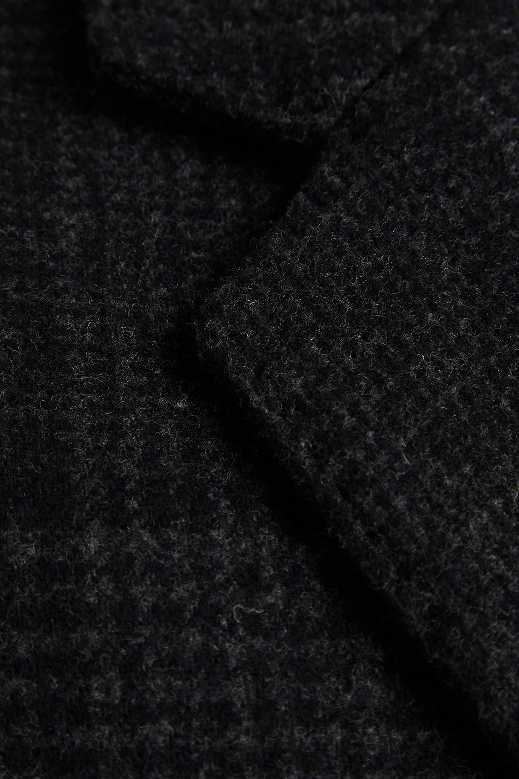 OFFICINE GÉNÉRALE Checked boiled wool coat