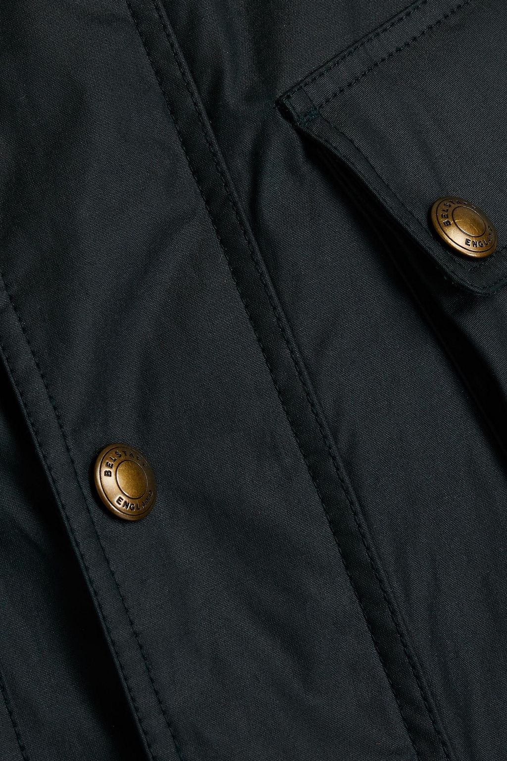 BELSTAFF Fieldmaster logo-appliquéd waxed-cotton jacket