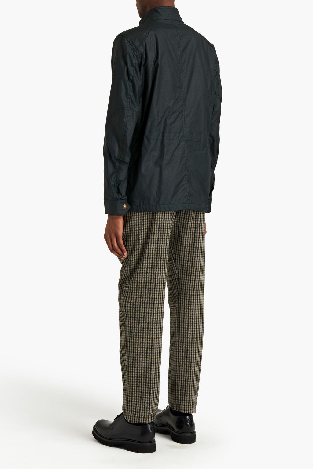 BELSTAFF Fieldmaster logo-appliquéd waxed-cotton jacket