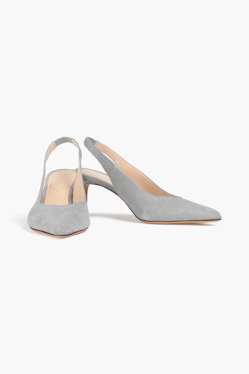 IRO Hoa suede slingback pumps