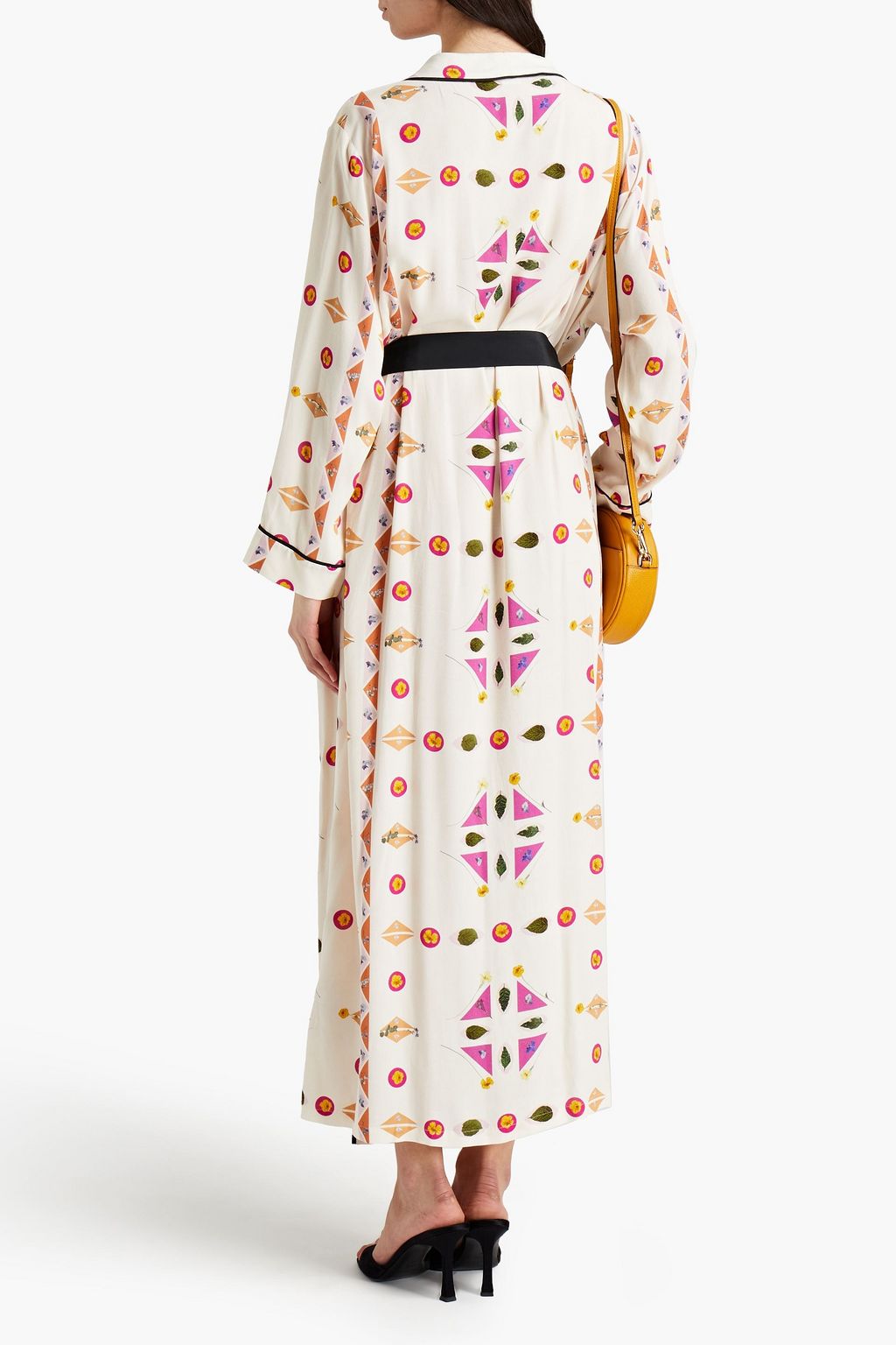 VICTORIA, VICTORIA BECKHAM Printed crepe maxi dress