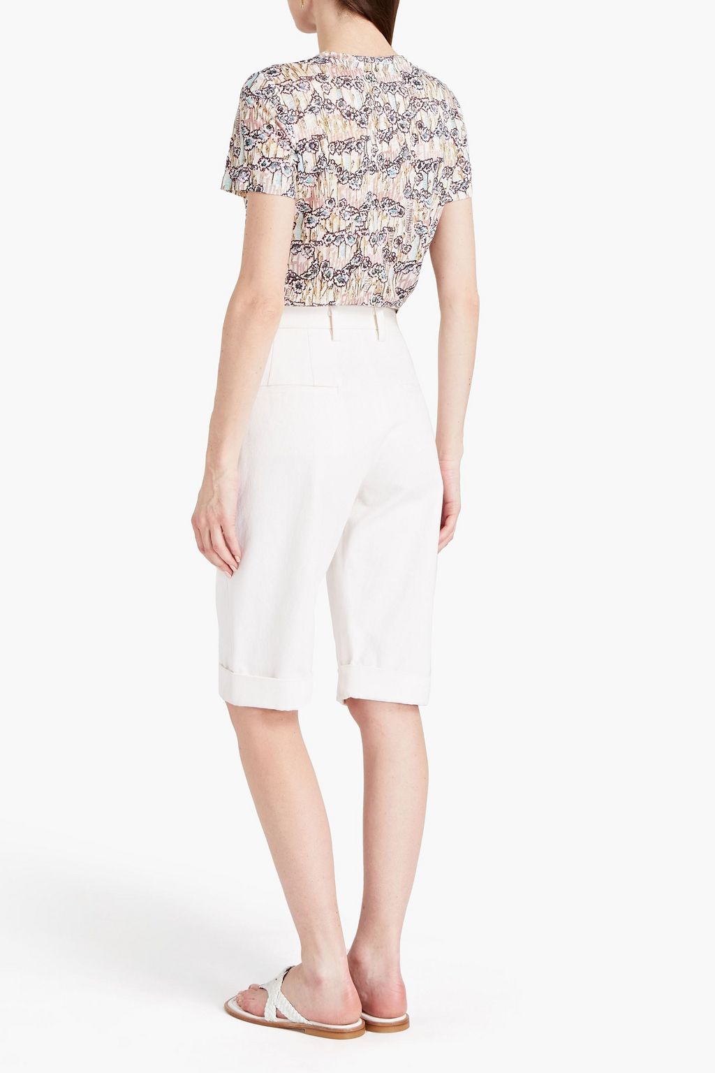 ZIMMERMANN Botanica printed organic linen-jersey T-shirt