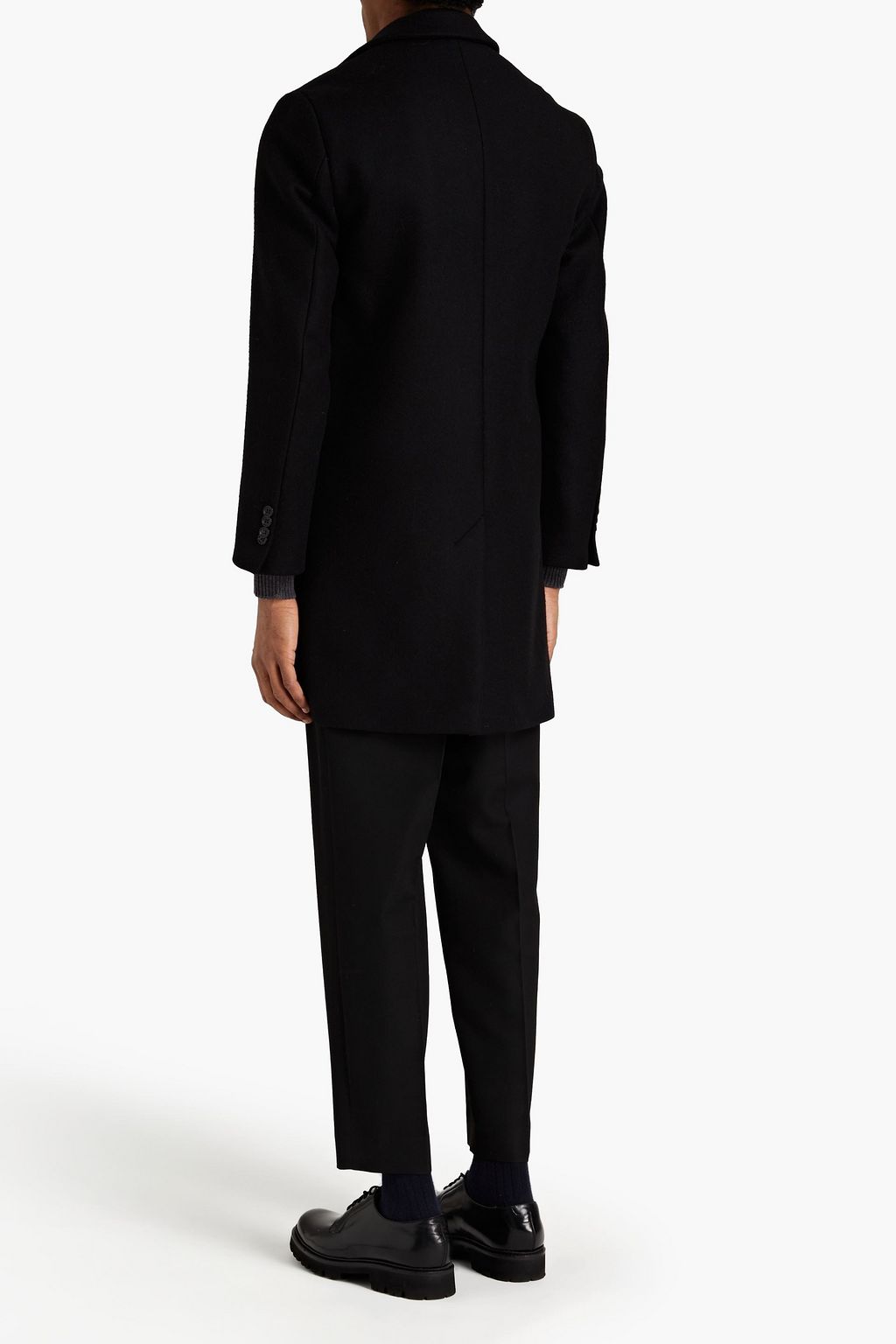 OFFICINE GÉNÉRALE Alfie wool and cashmere-blend felt coat