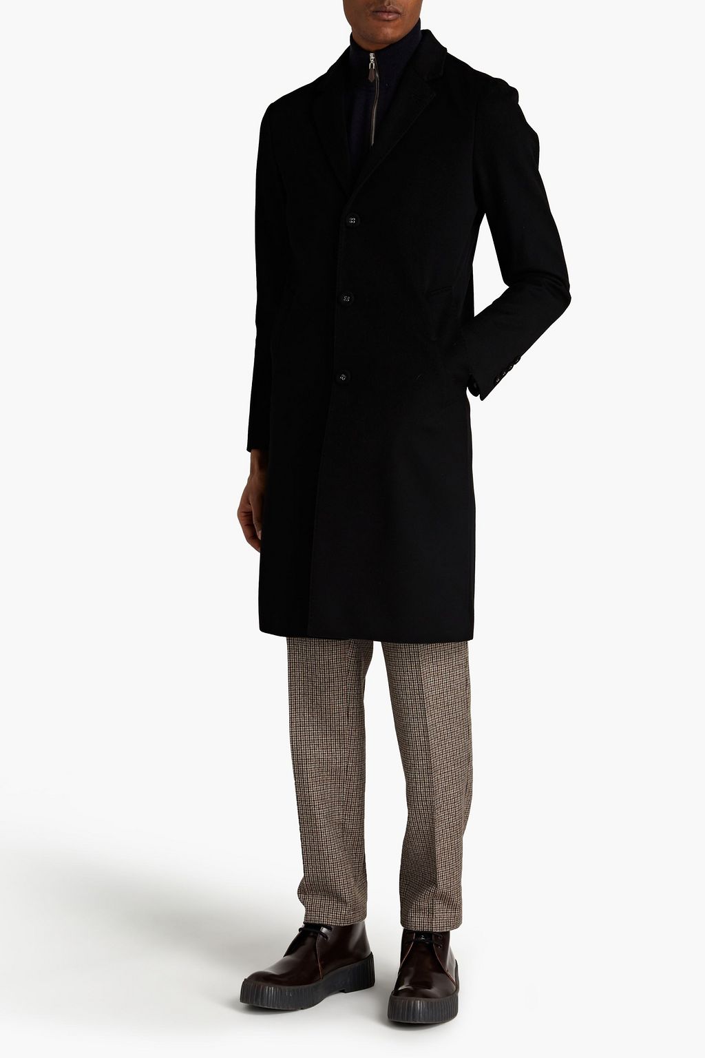 OFFICINE GÉNÉRALE Wool-felt coat