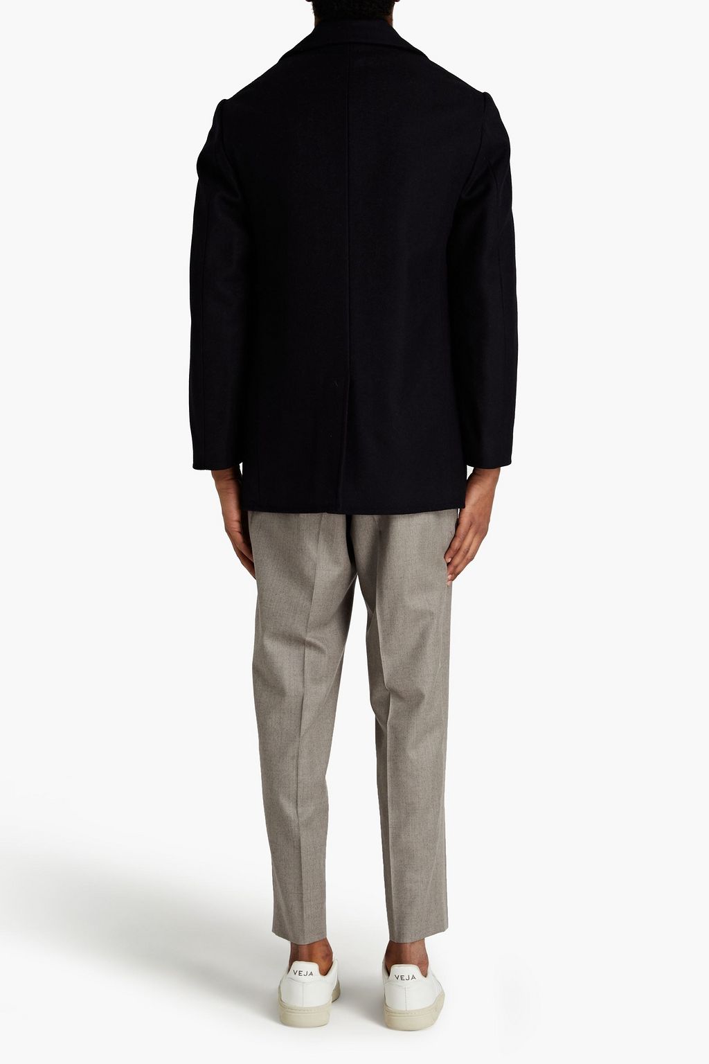 OFFICINE GÉNÉRALE Edward double-breasted wool and cashmere-blend felt coat
