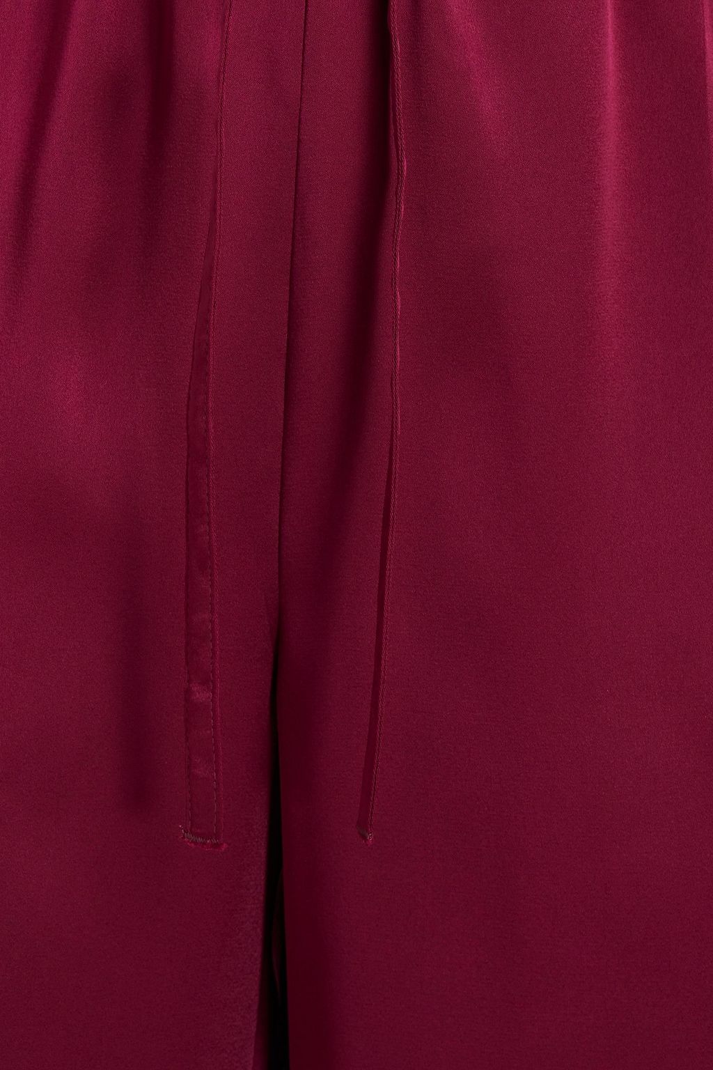 REDVALENTINO Cropped satin wide-leg pants