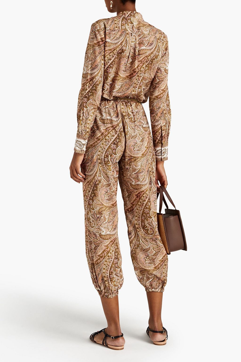 ZIMMERMANN Printed cotton-mousseline top