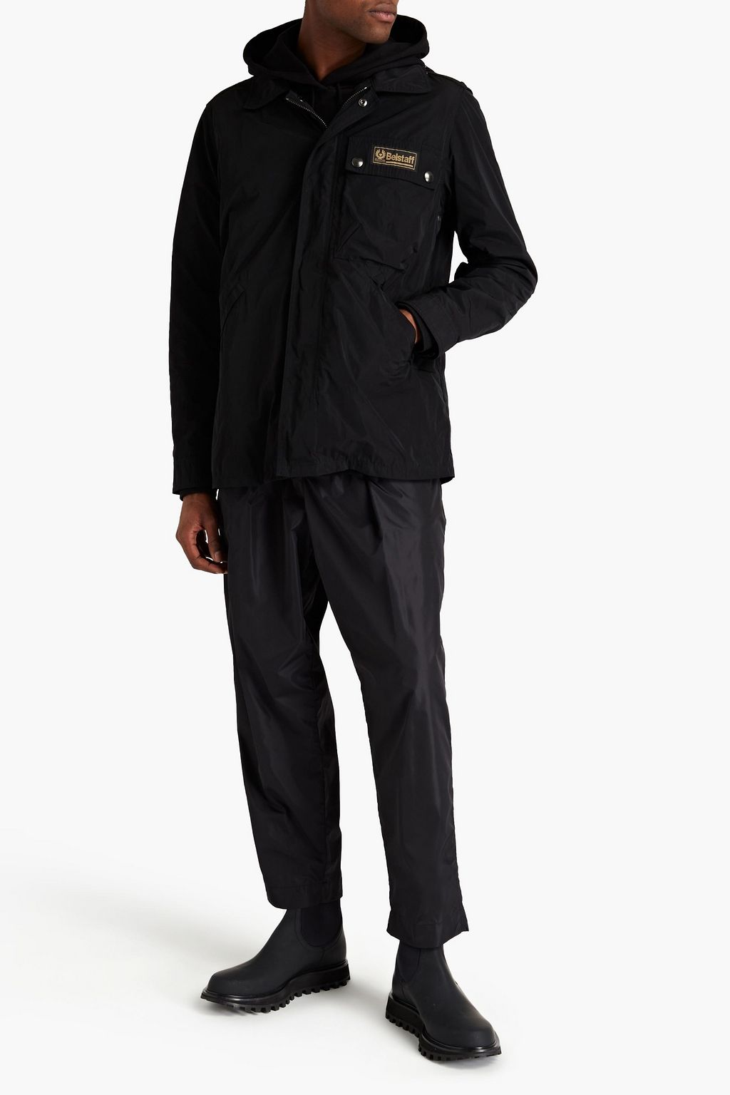 BELSTAFF Weekender logo-appliquéd shell hooded field jacket