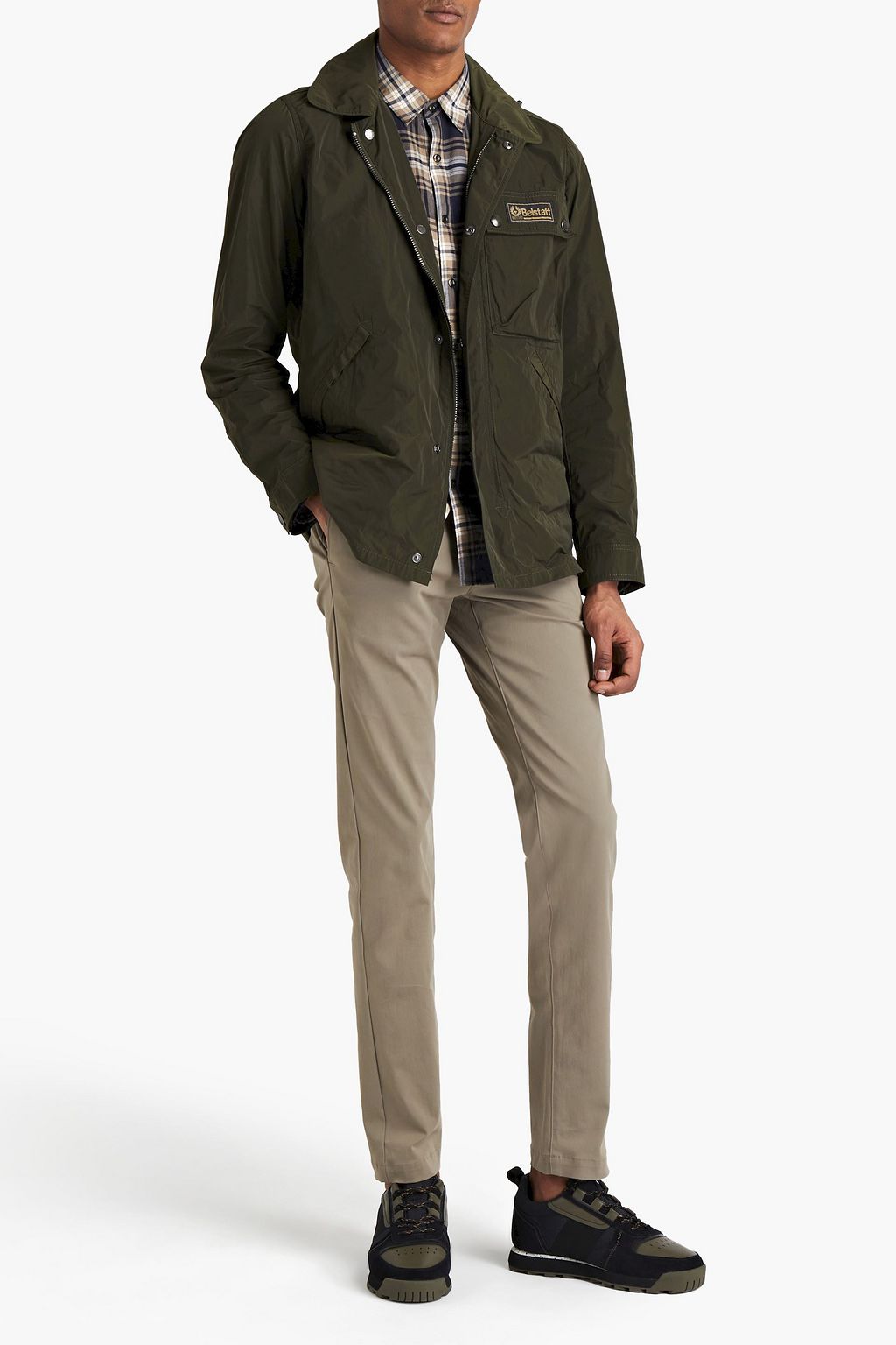 BELSTAFF Weekend logo-appliquéd shell hooded field jacket