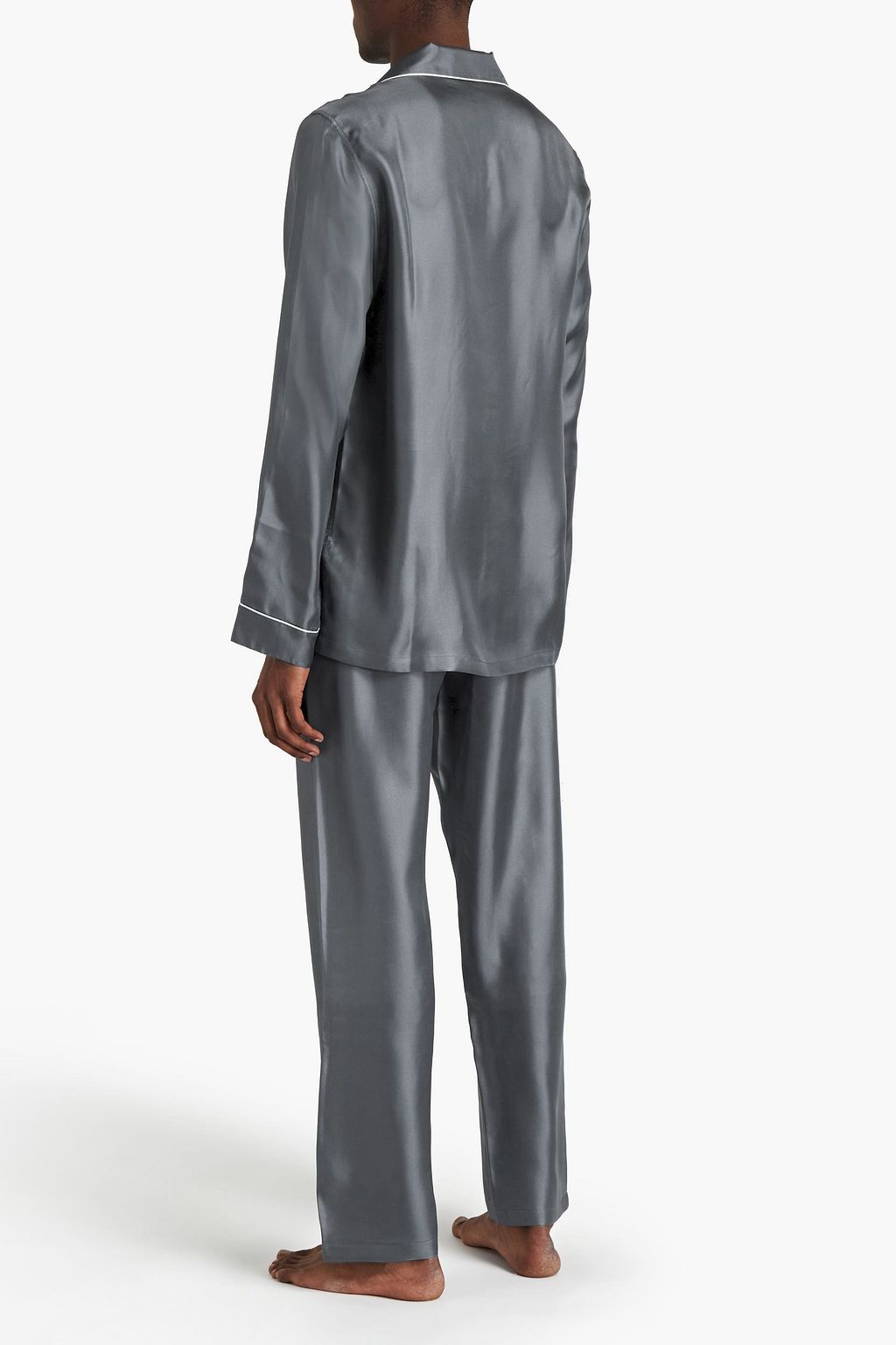 CANALI Silk-twill pajama set