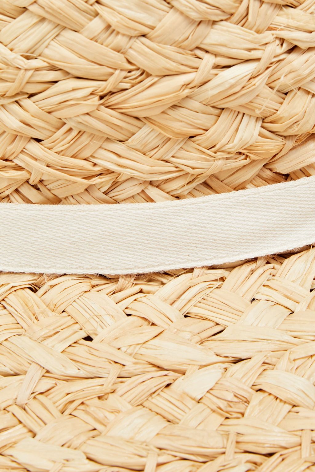ZIMMERMANN Grosgrain-trimmed straw sunhat