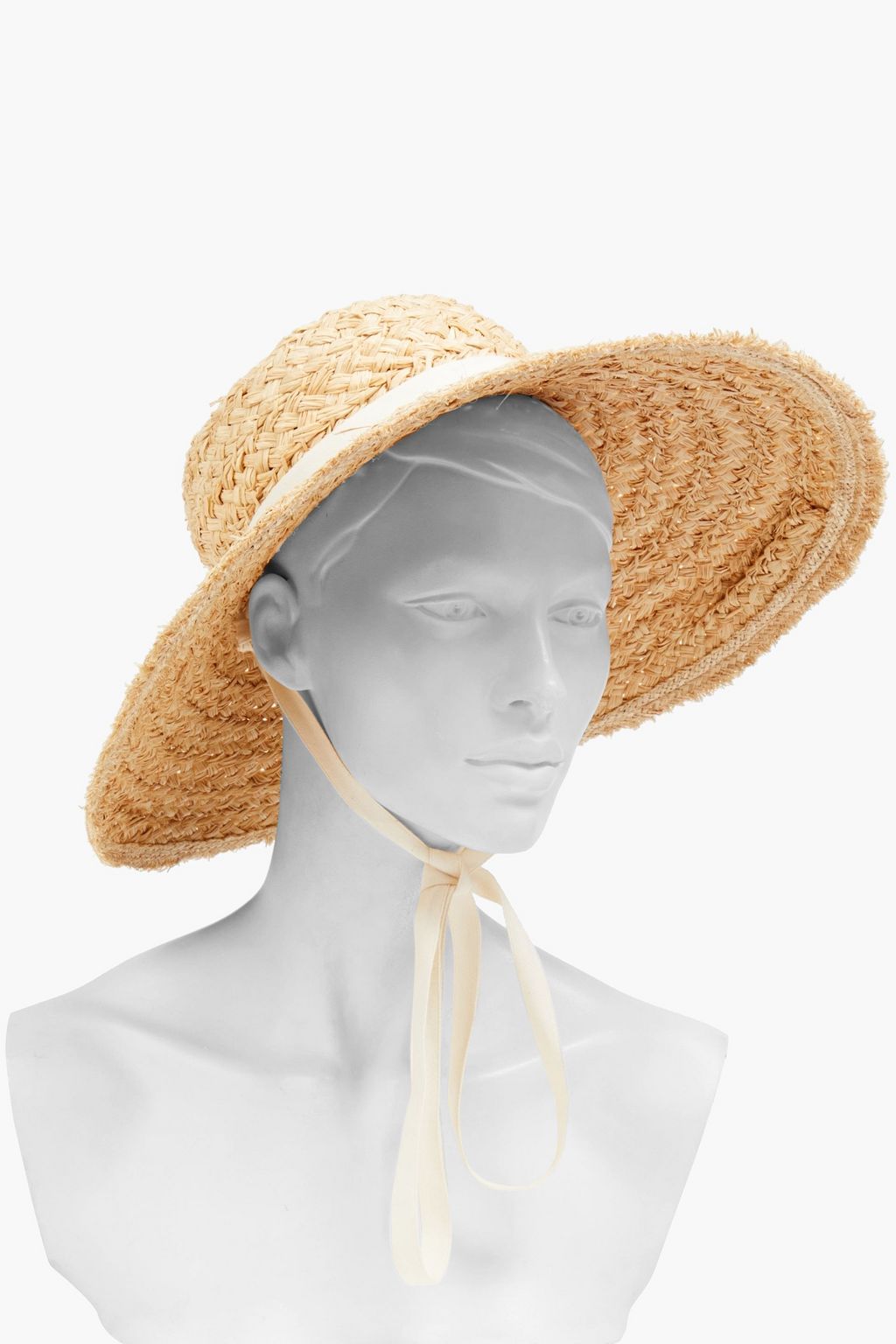 ZIMMERMANN Grosgrain-trimmed straw sunhat
