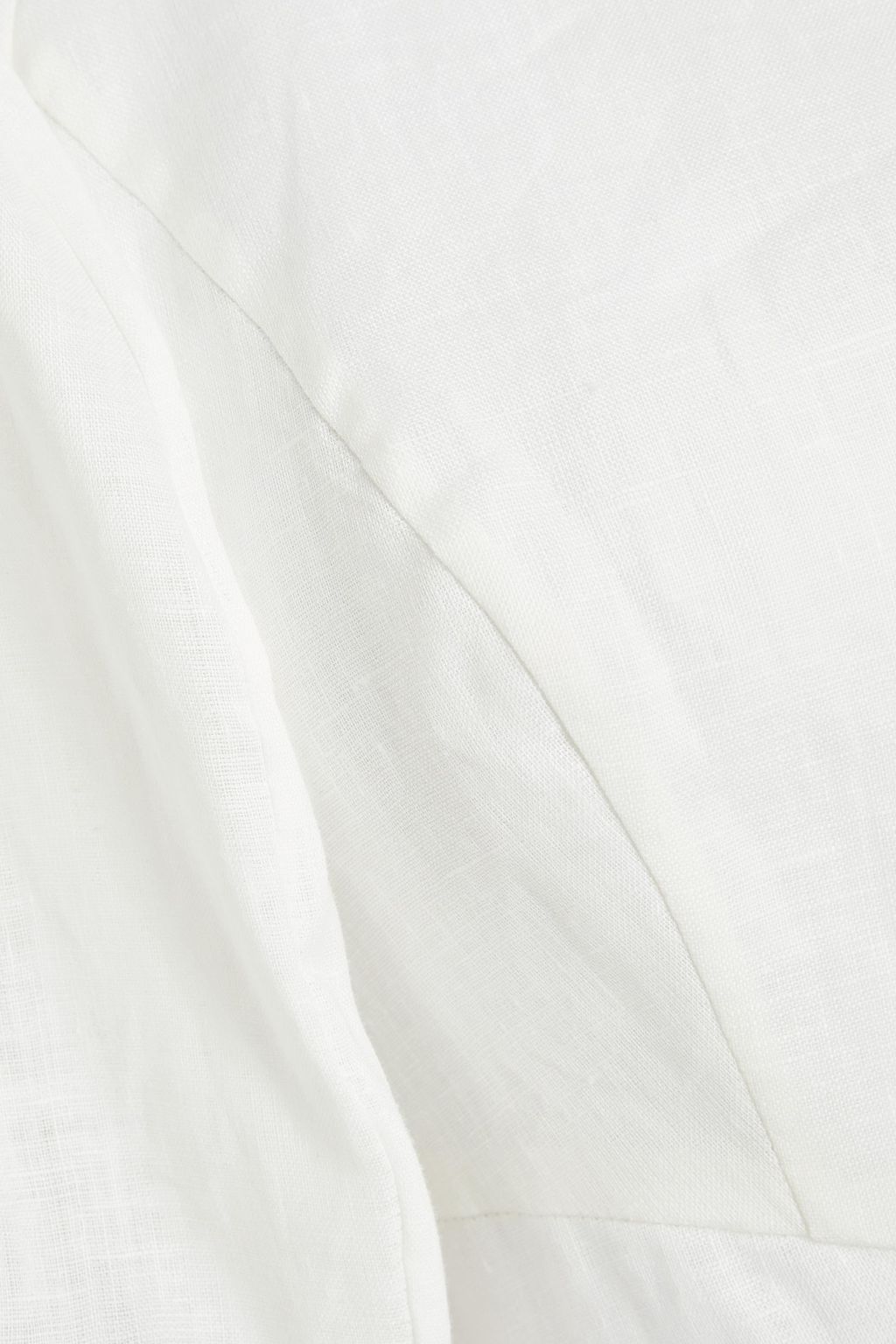 ZIMMERMANN Printed linen midi dress