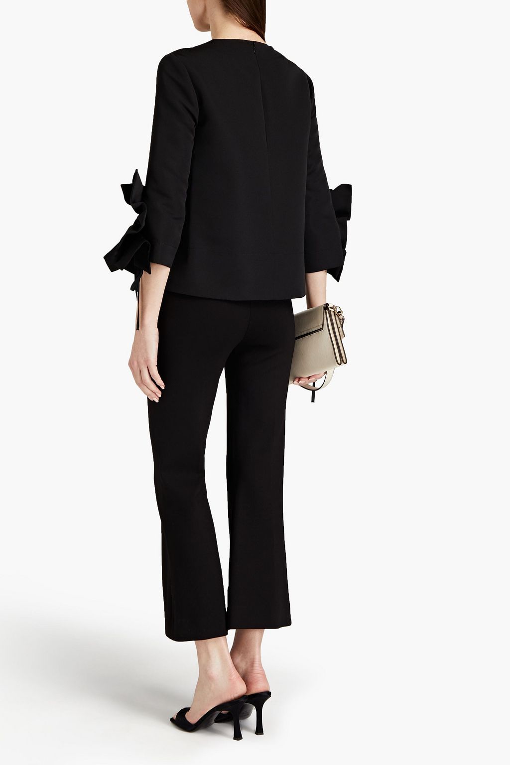 VICTORIA, VICTORIA BECKHAM Stretch-jersey bootcut pants