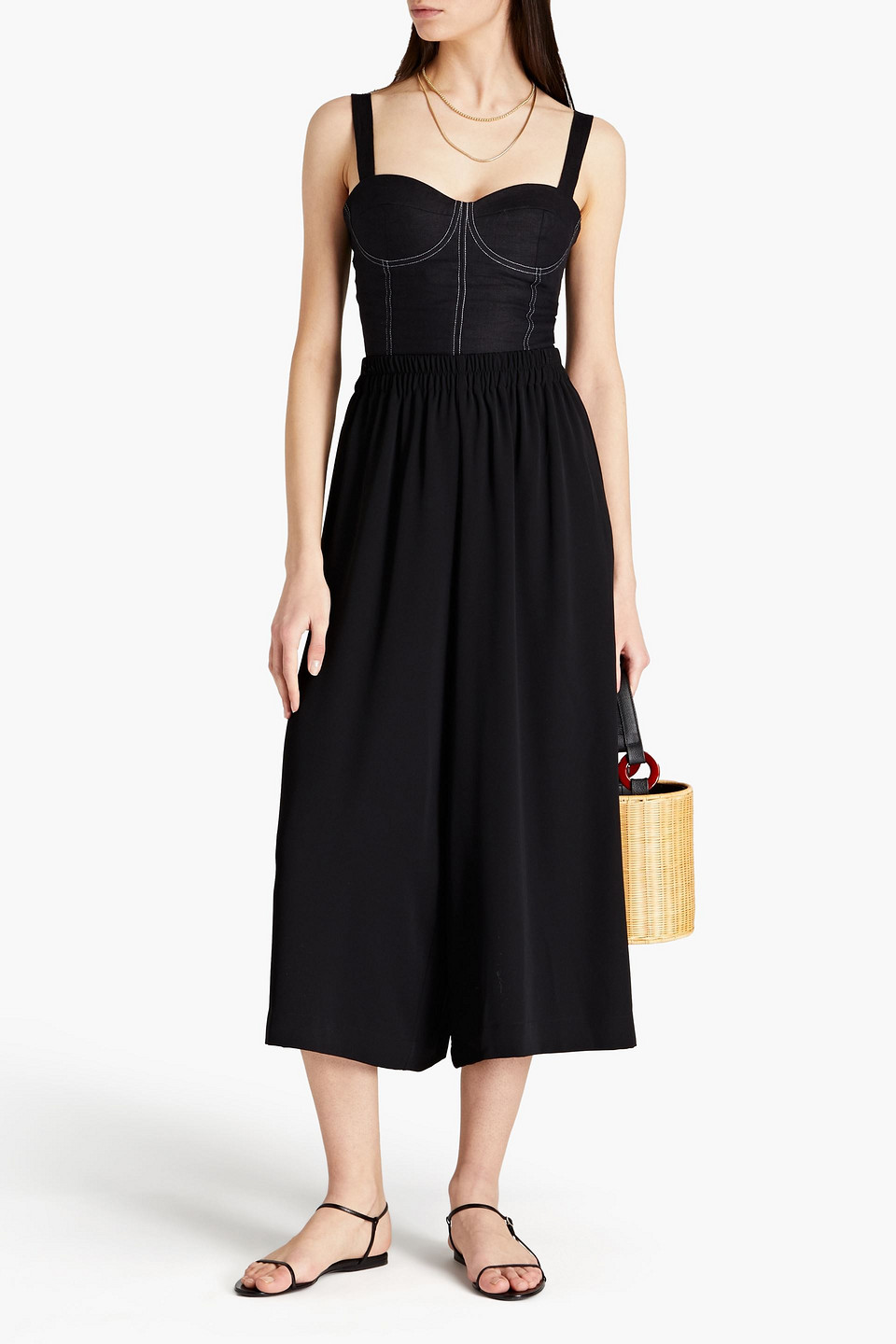Zimmermann Twill Culottes In Black