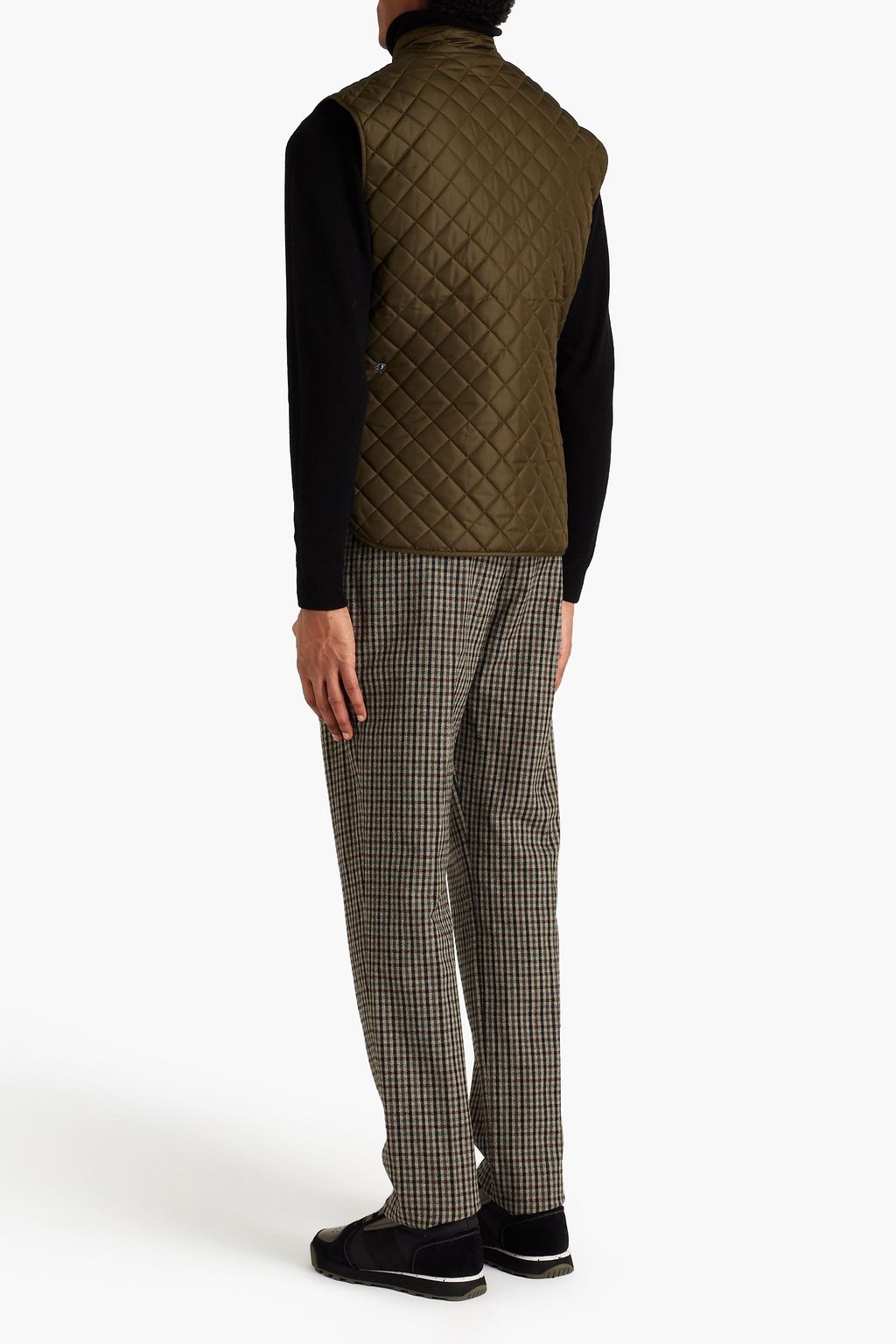 BELSTAFF Logo-appliquéd quilted shell vest