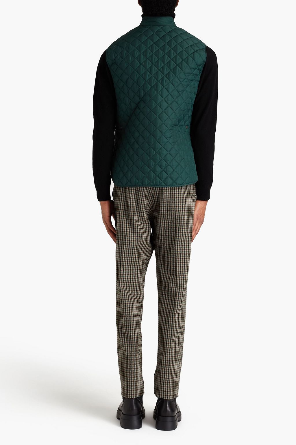 BELSTAFF Logo-appliquéd quilted shell vest