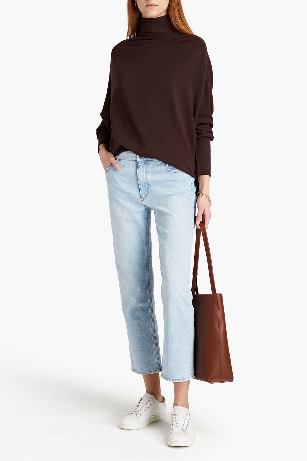 MAJESTIC FILATURES Fleece turtleneck top