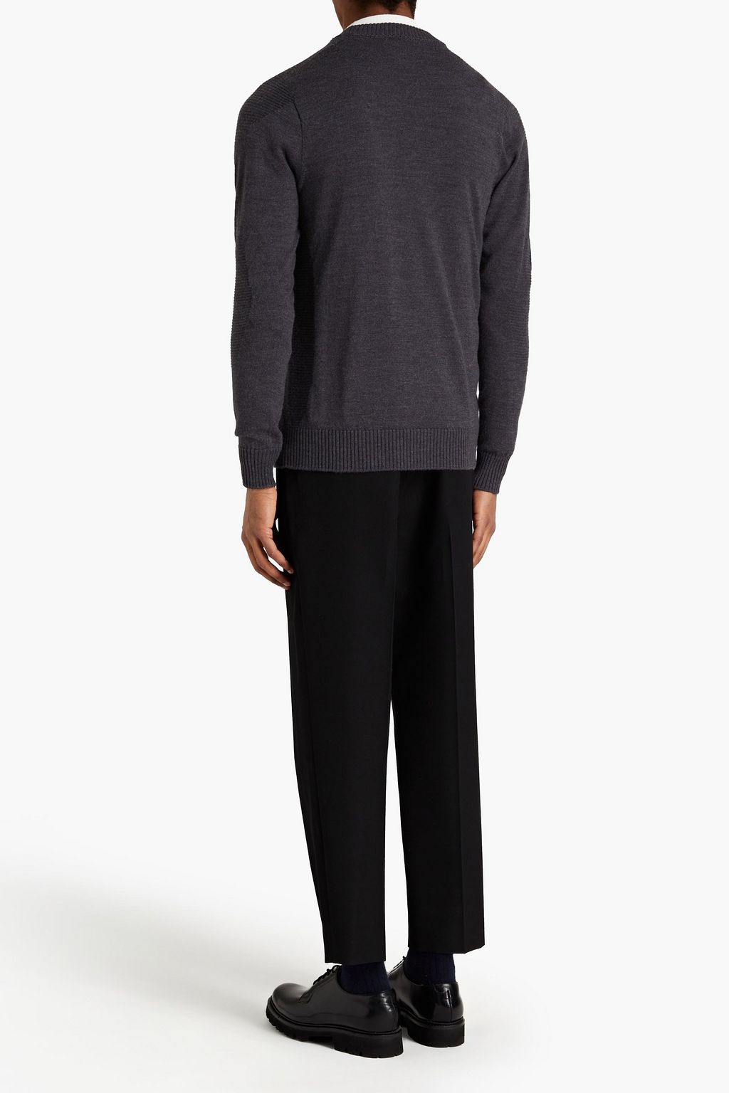 OFFICINE GÉNÉRALE Bruce mélange merino wool sweater