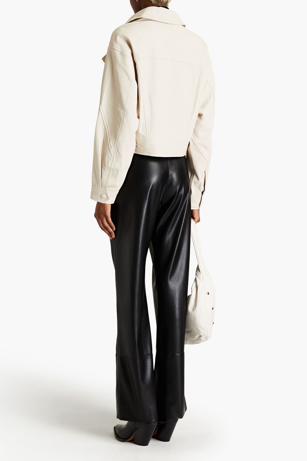 IRO Alkal cropped leather jacket