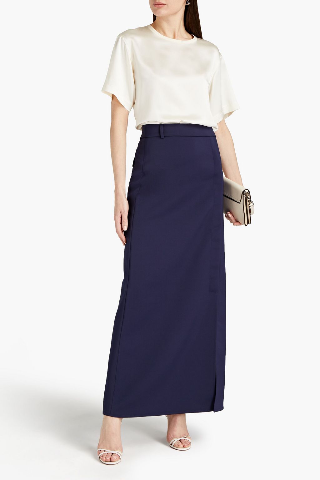 VICTORIA, VICTORIA BECKHAM Falle maxi skirt