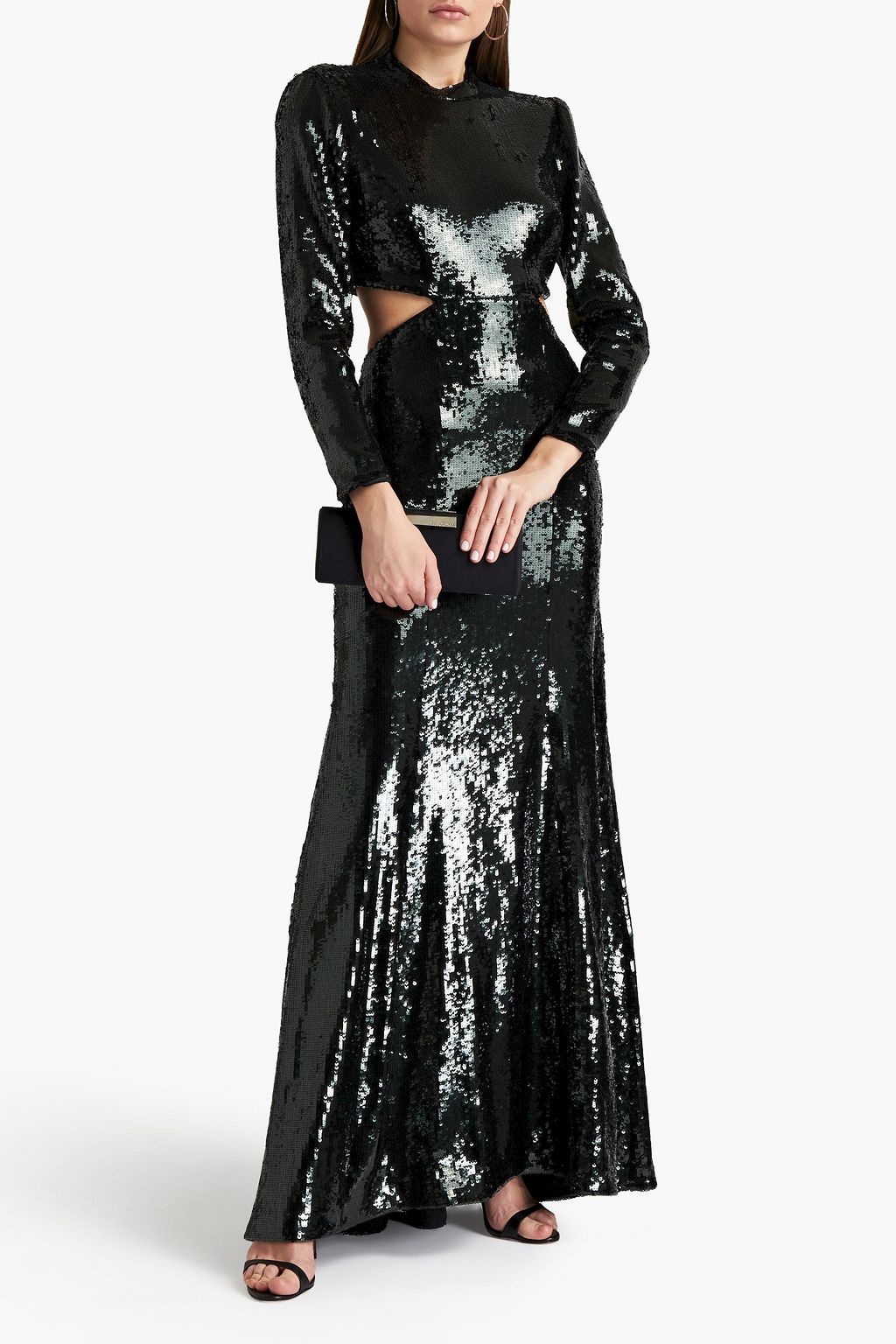 A.L.C. Gabriela cutout sequined jersey gown