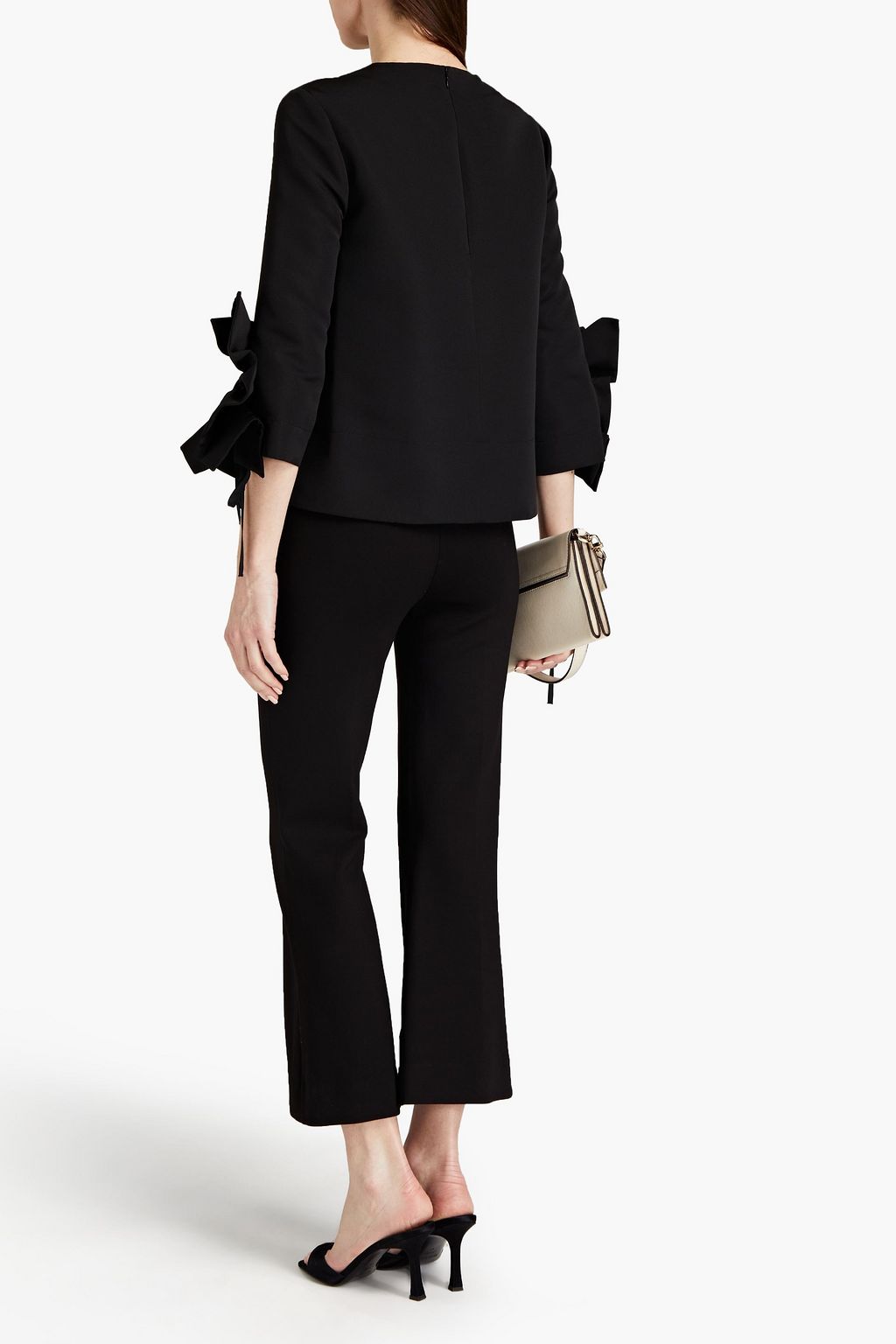 VICTORIA, VICTORIA BECKHAM Ruched faille top